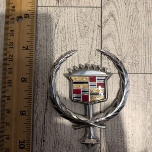 Cadillac Silver and Gold Emblem